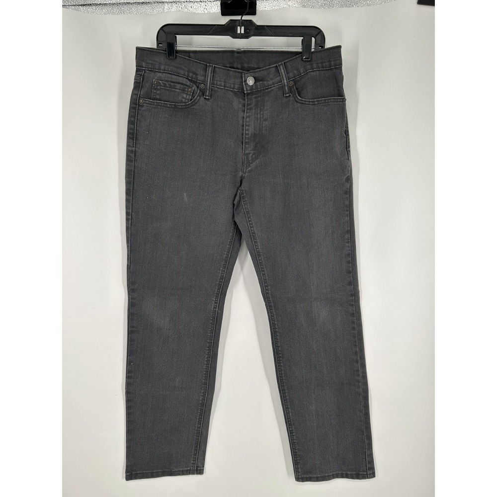 Levi's 541 Jeans Men's 33x32 Black Denim Relaxed Fit Straight Leg Dark Wash